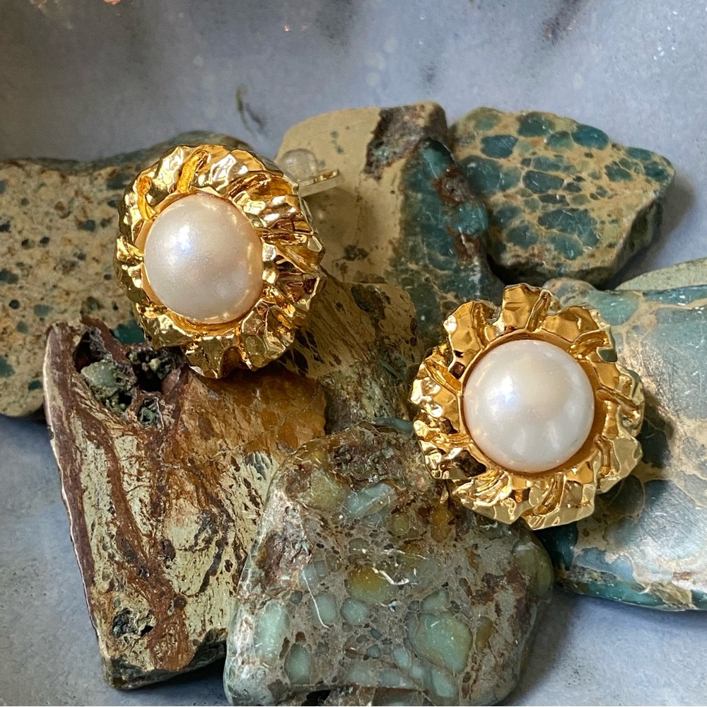 Vintage St John Clip-On Earrings - Excellent Quality